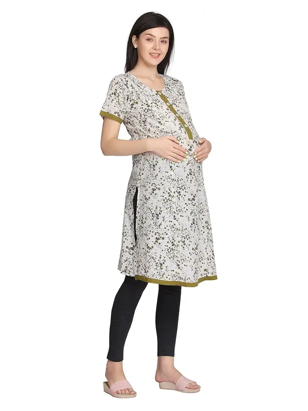 Yellow_Feeding_Kurti_For_S_Nursing_Kurti_With_Zipper_For_Post_Pregancy_Maternity_Dress_Breast_Feeding_Kurti_Rayon_For_Women