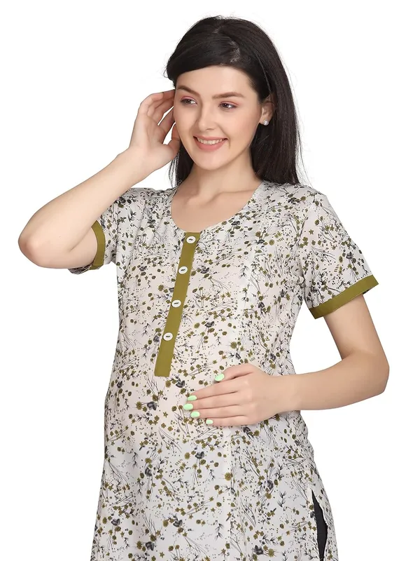 Yellow_Feeding_Kurti_For_S_Nursing_Kurti_With_Zipper_For_Post_Pregancy_Maternity_Dress_Breast_Feeding_Kurti_Rayon_For_Women