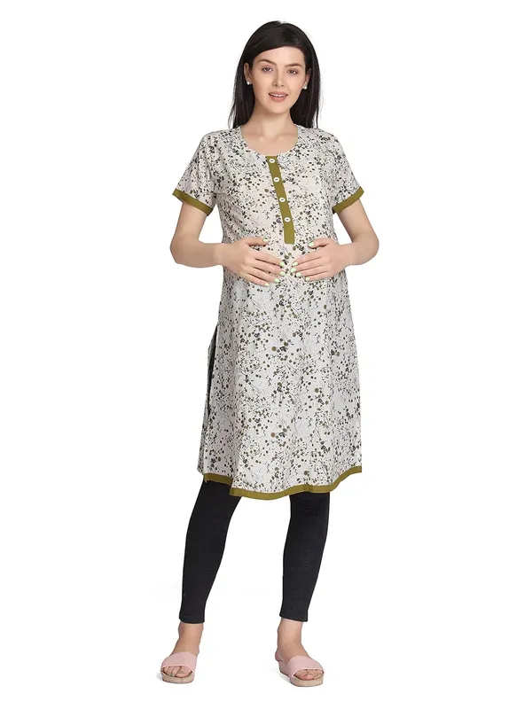 Yellow_Feeding_Kurti_For_S_Nursing_Kurti_With_Zipper_For_Post_Pregancy_Maternity_Dress_Breast_Feeding_Kurti_Rayon_For_Women