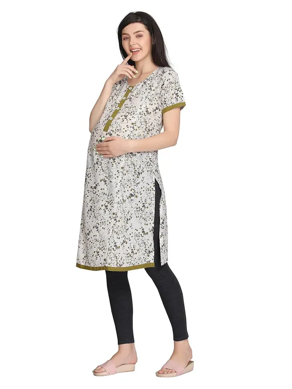 Yellow_Feeding_Kurti_For_S_Nursing_Kurti_With_Zipper_For_Post_Pregancy_Maternity_Dress_Breast_Feeding_Kurti_Rayon_For_Women