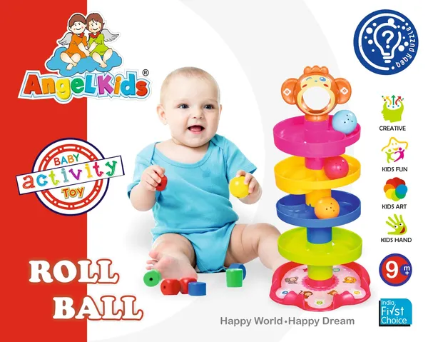 Multicolour_4-Layer_Ball_Drop_&_Roll_Swirling_Tower_-_Educational_Toy_For_Babies_&_Toddlers__Stack,_Drop_&_Roll_Fun_With_3_Spinning_Acrylic_Activity_Balls__Multicolor