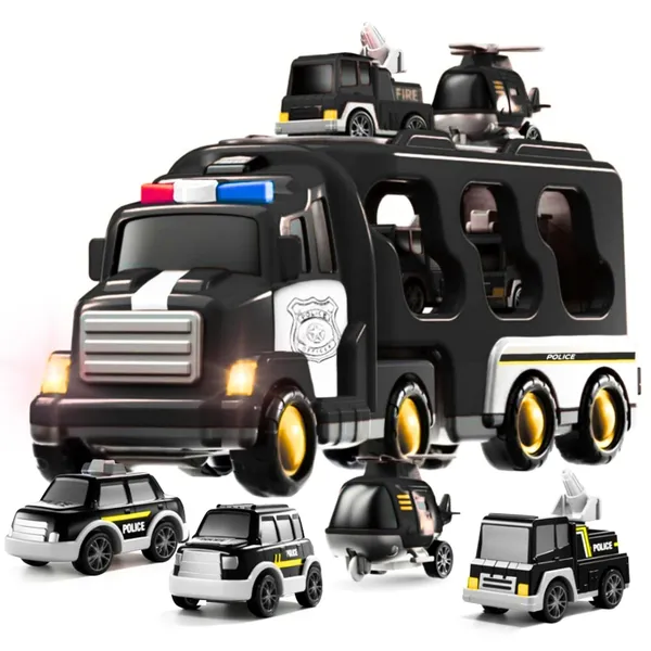 Black_5-In-1_Friction_Powered_Police_Truck_Toy_Set_With_Music_&_Lights__Educational_Transport_Vehicle_Toy_For_Boys_&_Girls,_Fun_Birthday_Gift_For_Kids_Ages_3+