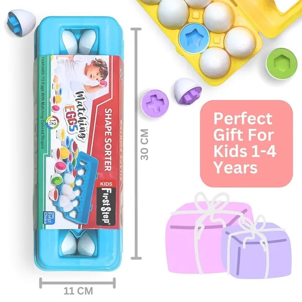 Yellow_Egg_Matching_Shape_Theme_12_Multicolor_Eggs_Matching_Game_Educational_Toys_For_Kids