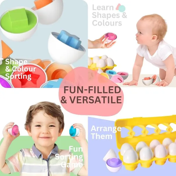 Yellow_Egg_Matching_Shape_Theme_12_Multicolor_Eggs_Matching_Game_Educational_Toys_For_Kids