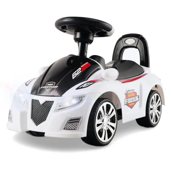 White_Baby_Ride_On_&_Car_With_Music_&_Multicolor_Lights__Steering_Control_&_Under_Seat_Storage__Push_Car_For_Baby_With_Backrest__Ride_On_For_Kids_1_To_3_Years