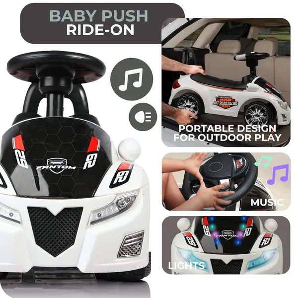 White_Baby_Ride_On_&_Car_With_Music_&_Multicolor_Lights__Steering_Control_&_Under_Seat_Storage__Push_Car_For_Baby_With_Backrest__Ride_On_For_Kids_1_To_3_Years