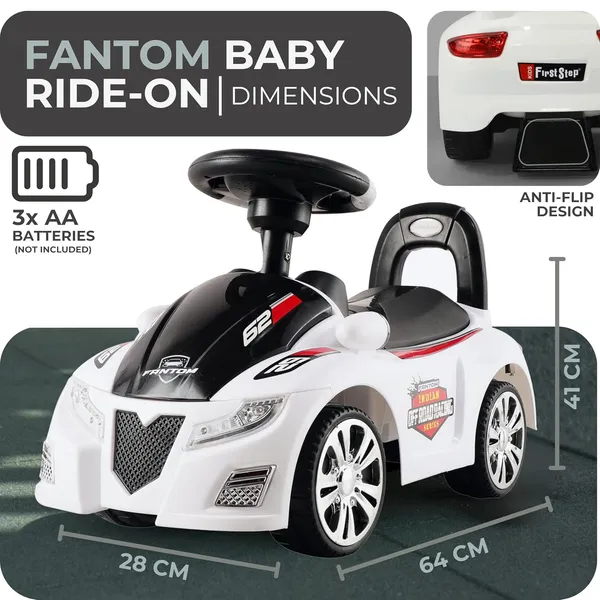 White_Baby_Ride_On_&_Car_With_Music_&_Multicolor_Lights__Steering_Control_&_Under_Seat_Storage__Push_Car_For_Baby_With_Backrest__Ride_On_For_Kids_1_To_3_Years