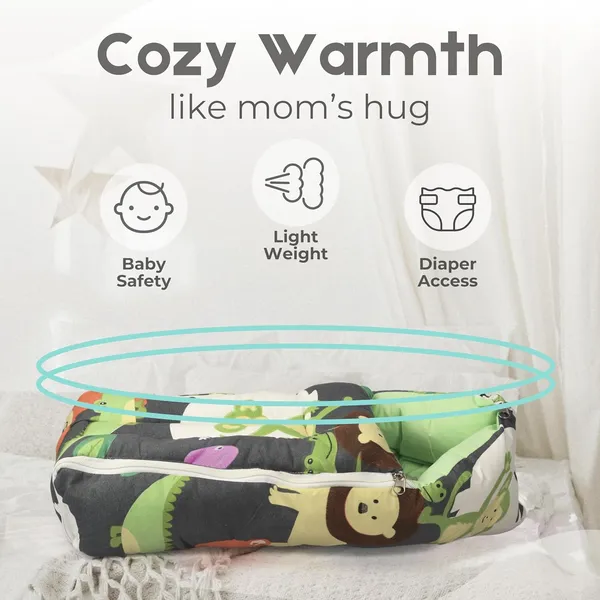 3_in_1_Baby_Sleeping_Bag_&_Baby_Nest_|_Cotton_Portable_Bedding_Set_for_Infants_|_0-5_Months