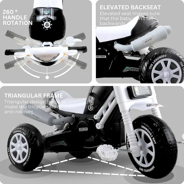 Black_Bike_For_Kids__Durable_Tricycle_With_Pedal_Control_|_For_3-6_Years_Boy_&_Girl