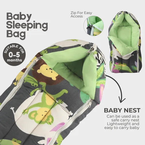 3_in_1_Baby_Sleeping_Bag_&_Baby_Nest_|_Cotton_Portable_Bedding_Set_for_Infants_|_0-5_Months
