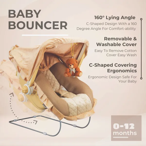 12_In_1_Musical_Baby_Feeding_Swing_Rocker_Carry_Cot_Cum_Bouncer_With_Mosquito_Net,_Storage_Box_And_Swinging_Ropes