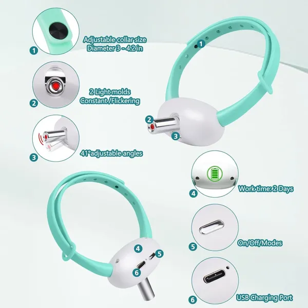 White_Cat_Collar_Toy_With_Led_Lights