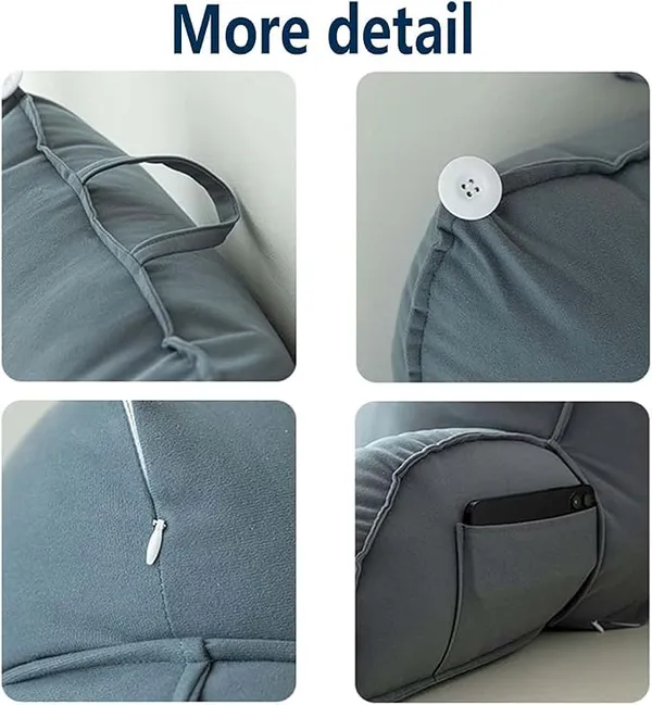 Grey_Ergonomic_Backrest_Reading_Pillow_With_Arm_Support_And_Removable_Headrest