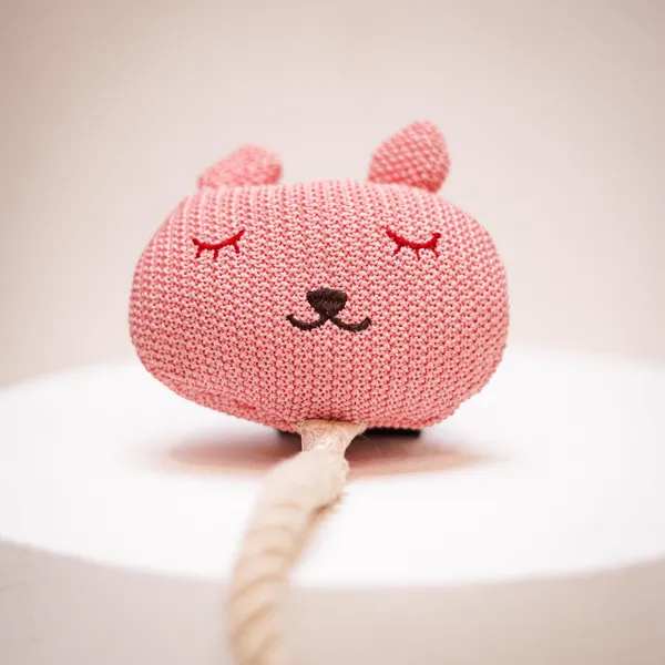 Pink_Knitted_Bunny_Rattle_Dog_Toy