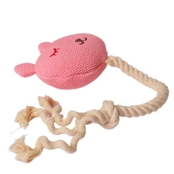 Pink_Knitted_Bunny_Rattle_Dog_Toy