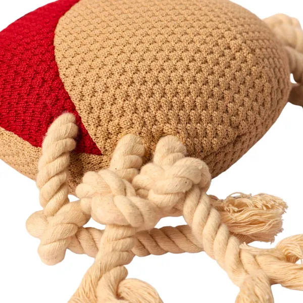 Red_Knitted_Crab_Dog_Toy