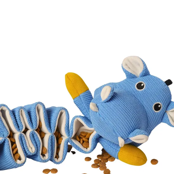 Blue_Knitted_Hippo_Dog_Toy
