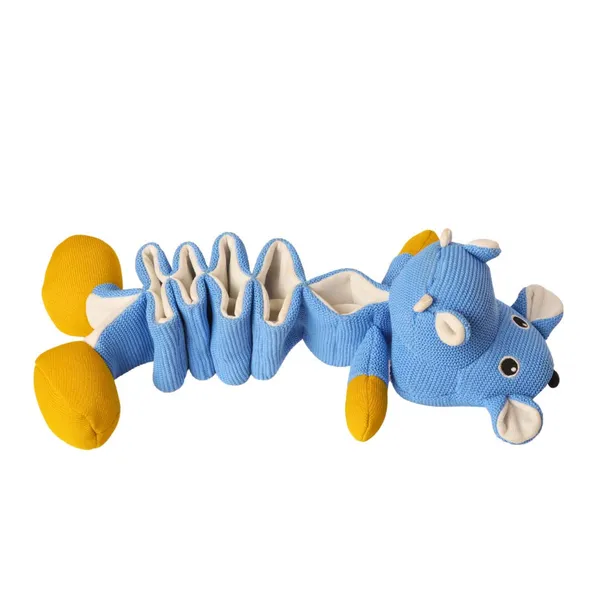 Blue_Knitted_Hippo_Dog_Toy