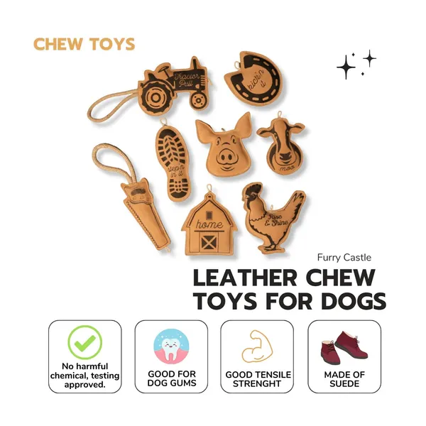 Brown_Leather_Tractor_Chew_Toy_For_Dogs