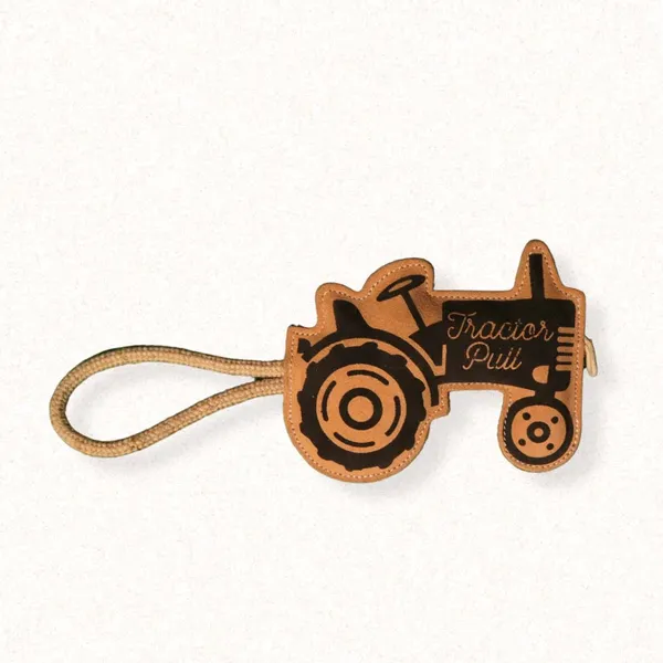 Brown_Leather_Tractor_Chew_Toy_For_Dogs