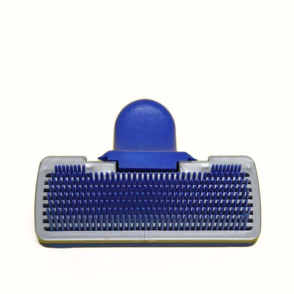 Blue_Self_Cleaning_Slicker_Brush_Grooming_Comb_With_Press_Key_For_Dogs_And_Puppies