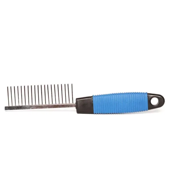 Blue_And_Black_Stainless_Steel_Dogs_And_Cats_Grooming_Comb