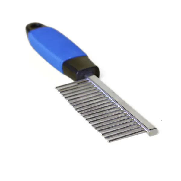 Blue_And_Black_Stainless_Steel_Dogs_And_Cats_Grooming_Comb