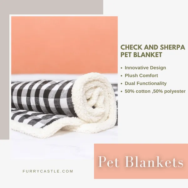 Black_And_White_Warm_Comfortable_Pet_Blanket