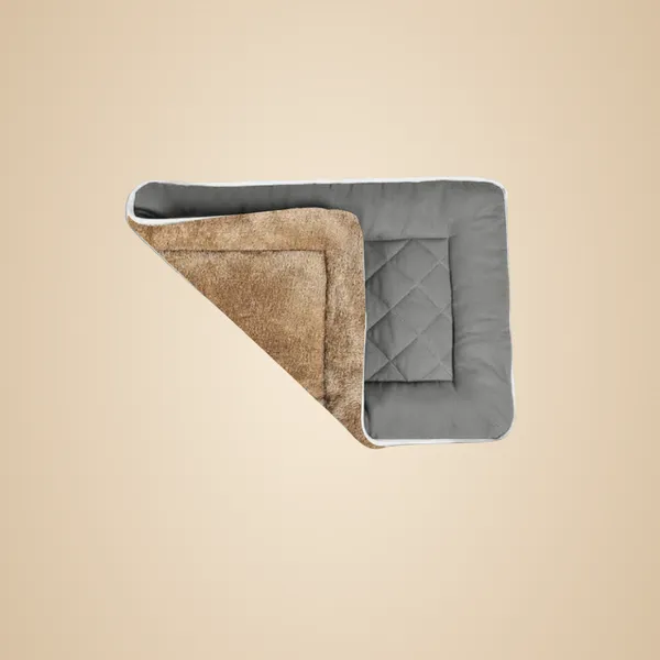 Grey_Water_Repellent_Cotton_Dogs_Mat