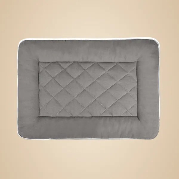 Grey_Water_Repellent_Cotton_Dogs_Mat