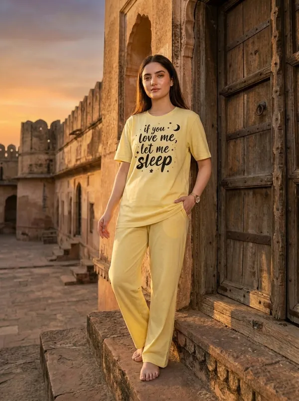 Fasense_Pure_Sinker_Cotton_Night_Suit_for_Women,__Super-Soft_Everyday_Loungewear_Tee_&_Pyjama_Set_for_Ladies_(Breathable,_Relaxed_Fit)