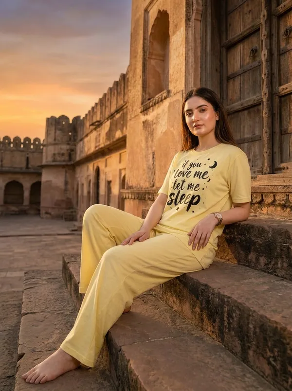 Fasense_Pure_Sinker_Cotton_Night_Suit_for_Women,__Super-Soft_Everyday_Loungewear_Tee_&_Pyjama_Set_for_Ladies_(Breathable,_Relaxed_Fit)
