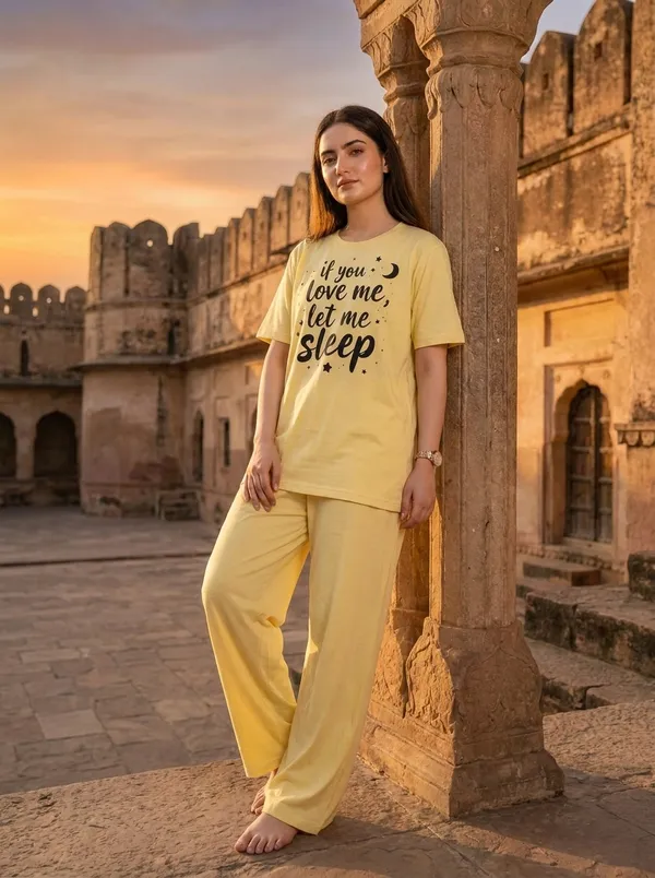 Fasense_Pure_Sinker_Cotton_Night_Suit_for_Women,__Super-Soft_Everyday_Loungewear_Tee_&_Pyjama_Set_for_Ladies_(Breathable,_Relaxed_Fit)