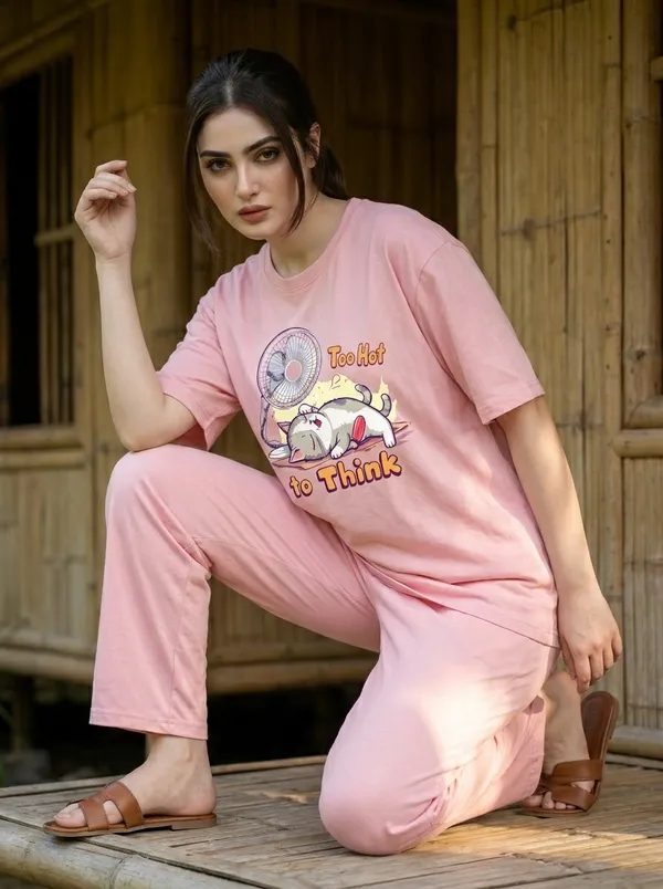 Fasense_Pure_Sinker_Cotton_Night_Suit_for_Women,__Super-Soft_Everyday_Loungewear_Tee_&_Pyjama_Set_for_Ladies_(Breathable,_Relaxed_Fit)