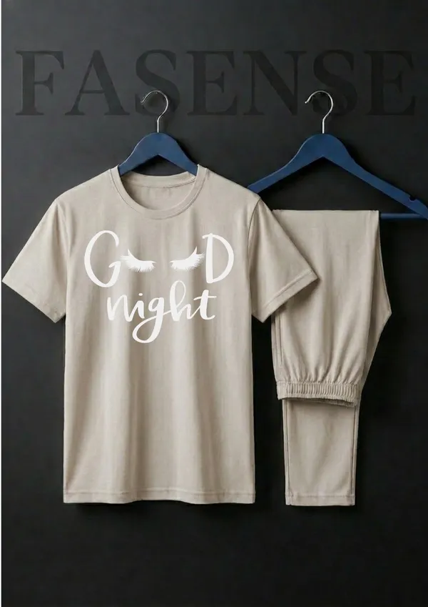 Fasense_Pure_Sinker_Cotton_Night_Suit_for_Women,__Super-Soft_Everyday_Loungewear_Tee_&_Pyjama_Set_for_Ladies_(Breathable,_Relaxed_Fit)