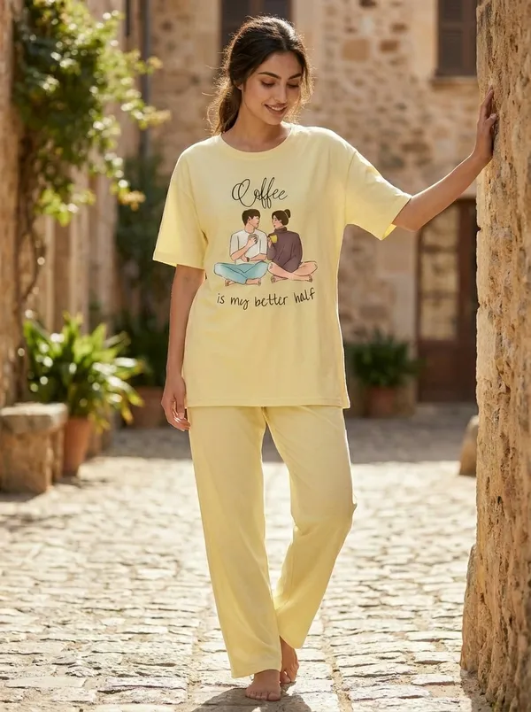 Fasense_Pure_Sinker_Cotton_Night_Suit_for_Women,__Super-Soft_Everyday_Loungewear_Tee_&_Pyjama_Set_for_Ladies_(Breathable,_Relaxed_Fit)