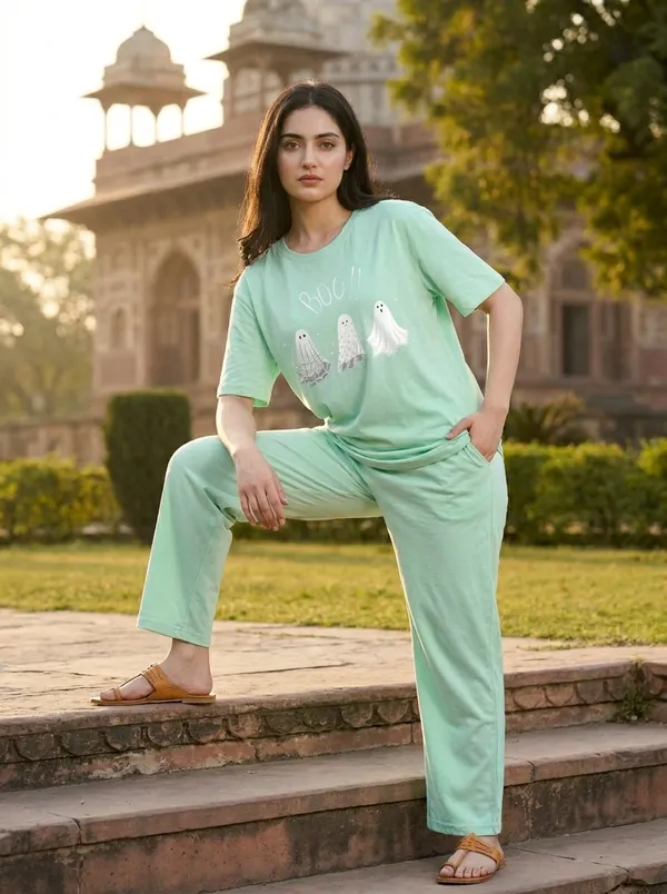 Fasense_Pure_Sinker_Cotton_Night_Suit_for_Women,__Super-Soft_Everyday_Loungewear_Tee_&_Pyjama_Set_for_Ladies_(Breathable,_Relaxed_Fit)