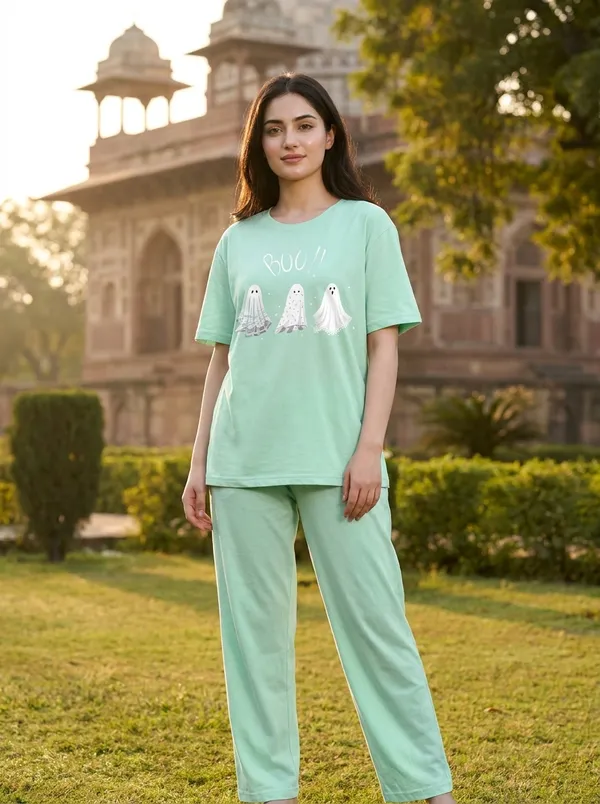 Fasense_Pure_Sinker_Cotton_Night_Suit_for_Women,__Super-Soft_Everyday_Loungewear_Tee_&_Pyjama_Set_for_Ladies_(Breathable,_Relaxed_Fit)