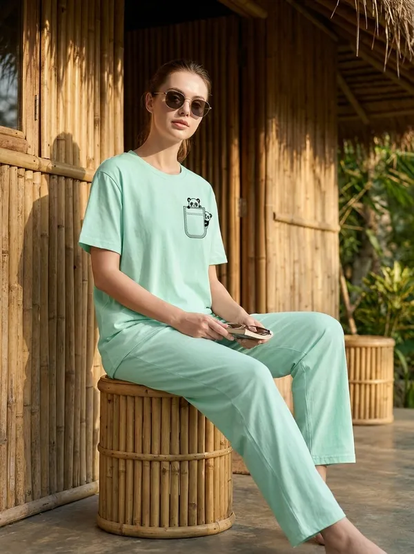 Fasense_Pure_Sinker_Cotton_Night_Suit_for_Women,__Super-Soft_Everyday_Loungewear_Tee_&_Pyjama_Set_for_Ladies_(Breathable,_Relaxed_Fit)