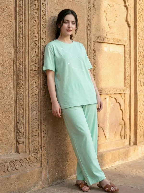 Fasense_Pure_Sinker_Cotton_Night_Suit_for_Women,__Super-Soft_Everyday_Loungewear_Tee_&_Pyjama_Set_for_Ladies_(Breathable,_Relaxed_Fit)