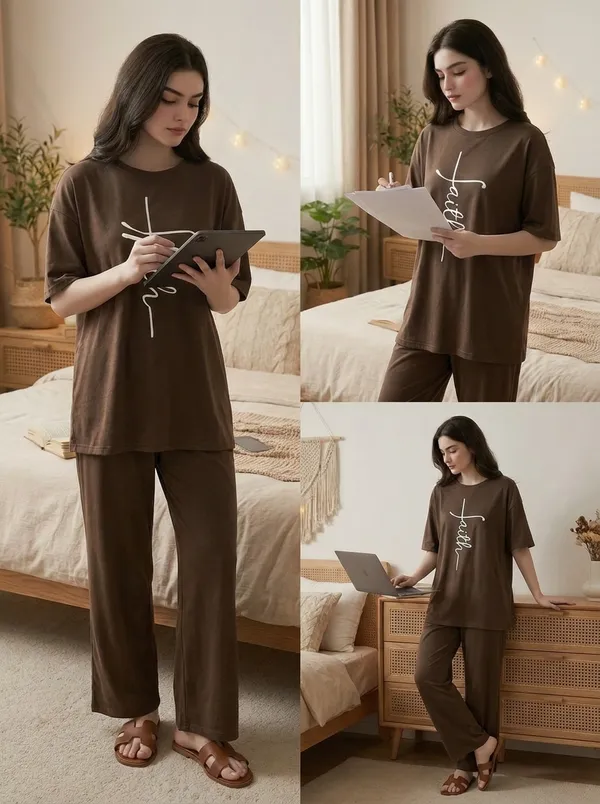 Fasense_Pure_Sinker_Cotton_Night_Suit_for_Women,__Super-Soft_Everyday_Loungewear_Tee_&_Pyjama_Set_for_Ladies_(Breathable,_Relaxed_Fit)