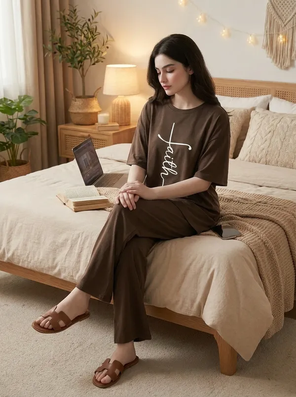 Fasense_Pure_Sinker_Cotton_Night_Suit_for_Women,__Super-Soft_Everyday_Loungewear_Tee_&_Pyjama_Set_for_Ladies_(Breathable,_Relaxed_Fit)