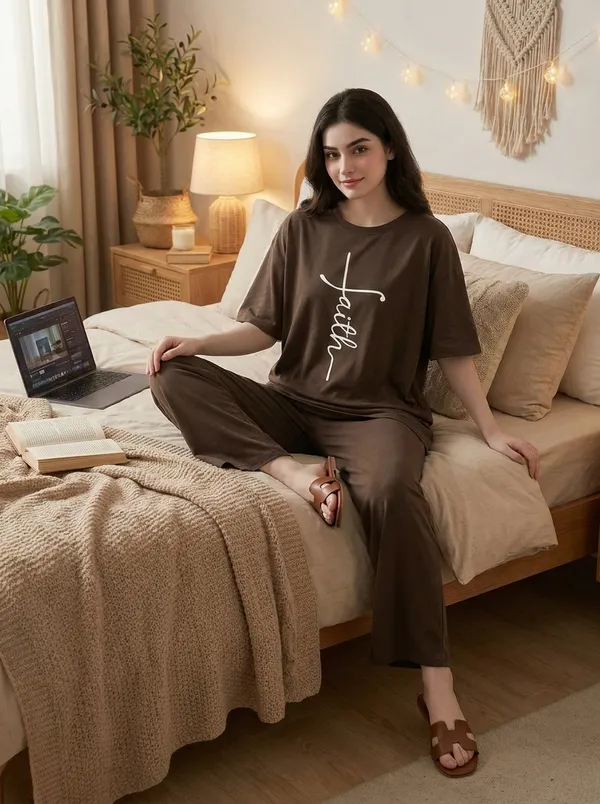 Fasense_Pure_Sinker_Cotton_Night_Suit_for_Women,__Super-Soft_Everyday_Loungewear_Tee_&_Pyjama_Set_for_Ladies_(Breathable,_Relaxed_Fit)