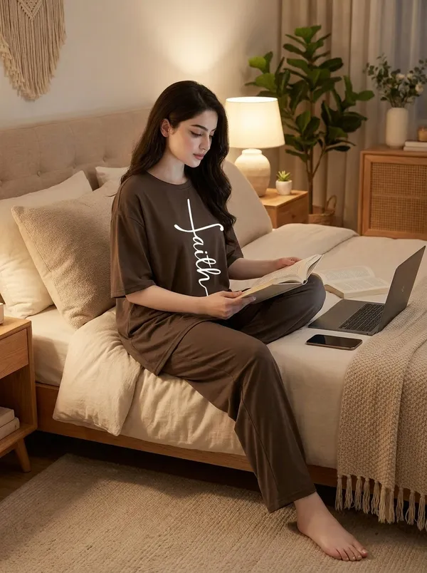 Fasense_Pure_Sinker_Cotton_Night_Suit_for_Women,__Super-Soft_Everyday_Loungewear_Tee_&_Pyjama_Set_for_Ladies_(Breathable,_Relaxed_Fit)