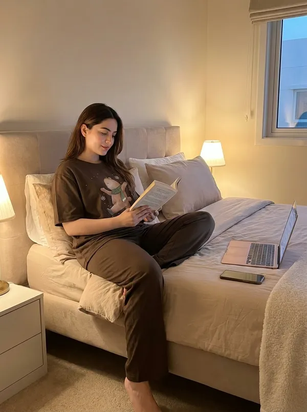 Fasense_Pure_Sinker_Cotton_Night_Suit_for_Women,__Super-Soft_Everyday_Loungewear_Tee_&_Pyjama_Set_for_Ladies_(Breathable,_Relaxed_Fit)