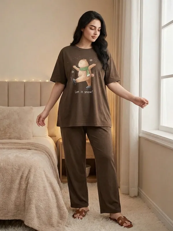 Fasense_Pure_Sinker_Cotton_Night_Suit_for_Women,__Super-Soft_Everyday_Loungewear_Tee_&_Pyjama_Set_for_Ladies_(Breathable,_Relaxed_Fit)