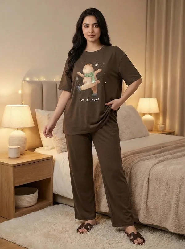 Fasense_Pure_Sinker_Cotton_Night_Suit_for_Women,__Super-Soft_Everyday_Loungewear_Tee_&_Pyjama_Set_for_Ladies_(Breathable,_Relaxed_Fit)