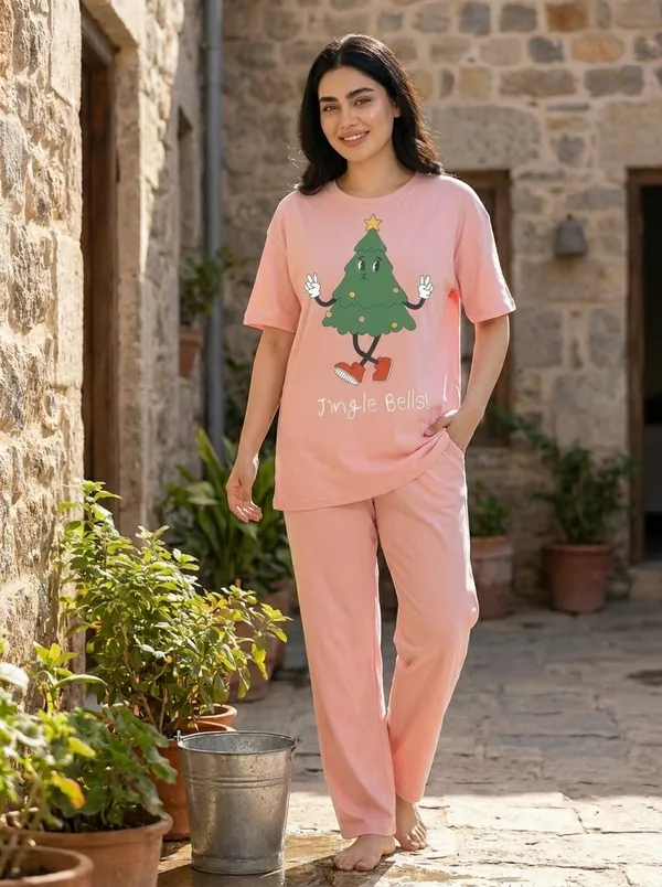 Fasense_Pure_Sinker_Cotton_Night_Suit_for_Women,__Super-Soft_Everyday_Loungewear_Tee_&_Pyjama_Set_for_Ladies_(Breathable,_Relaxed_Fit)