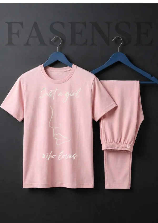 Fasense_Pure_Sinker_Cotton_Night_Suit_for_Women,__Super-Soft_Everyday_Loungewear_Tee_&_Pyjama_Set_for_Ladies_(Breathable,_Relaxed_Fit)