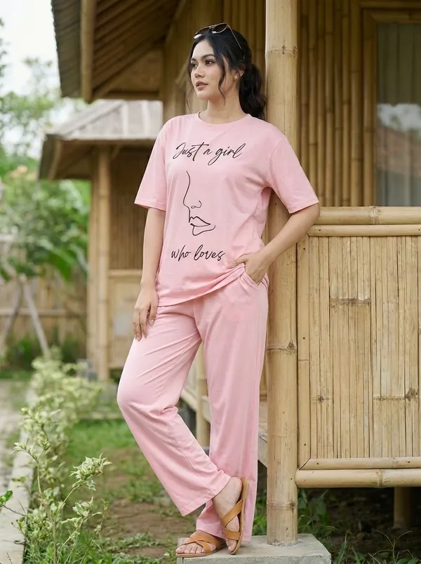 Fasense_Pure_Sinker_Cotton_Night_Suit_for_Women,__Super-Soft_Everyday_Loungewear_Tee_&_Pyjama_Set_for_Ladies_(Breathable,_Relaxed_Fit)